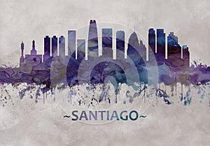 Santiago Chile skyline