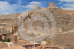 Santiago Church Bell Tower and Walls of Albarracin