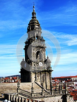 Santiago compostela cathedral photo