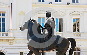 Santiago de Chile- Equestrian statue- II-