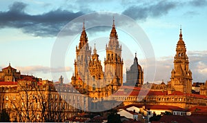 Santiago de compostela cathedral photo