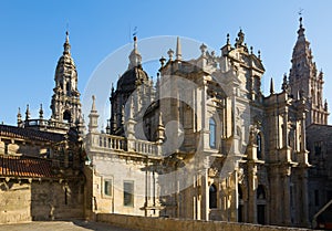 Santiago de Compostela Cathedral in day time photo