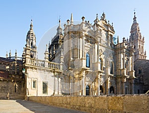 Santiago de Compostela Cathedral in day time photo