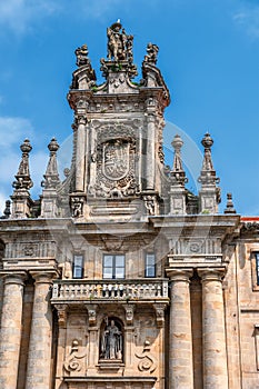 Santiago de Compostela , Spain. Monastery of St. Martin Pinario photo