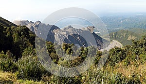 Santiaguito volcano in Quetzaltenango, Guatemala photo