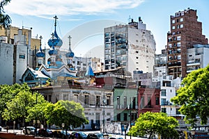 Santisima Trinidad Russian Orthodox Church at Lezama Park, San Telmo, Buenos Aires, Argentina photo