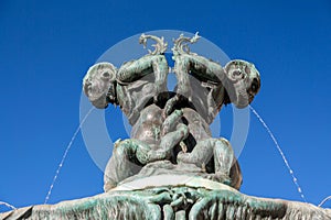 The Santissima Anunziata Square in Florence, Italy