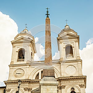 Santissima Trinita dei Monti church in Rome