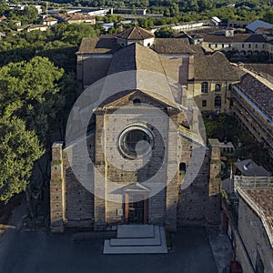 Santissimo Salvatore church in Pavia