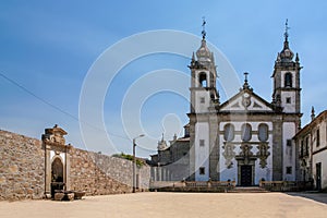 Santo Andre de Rendufe Monastery. 18th century baroque. Amares, Portugal photo