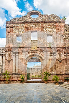 Santo Domingo Convent in Old District Casco Viejo of Panama City - Panama photo