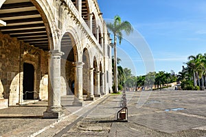 Santo Domingo, Dominican Republic. Alcazar de Colon (Diego Columbus House), Spanish Square.