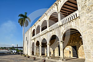 Santo Domingo, Dominican Republic. Alcazar de Colon (Diego Columbus House), Spanish Square.