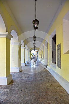 Santo Domingo, Dominican Republic. Gallery of Consistorial Palace.