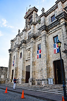 Santo Domingo, Dominican Republic. National Pantheon located in Las Damas street.