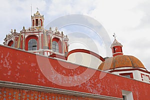 Santo domingo temple  in puebla mexico I photo