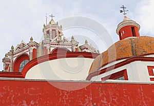 Santo domingo temple  in puebla mexico II photo