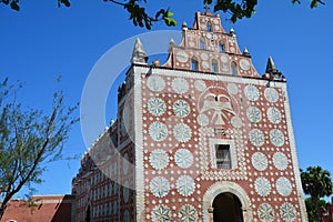 Santo Domingo Temple in Uyama Yucatan Mexico