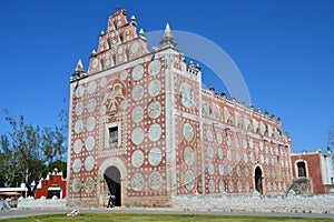 Santo Domingo Temple in Uyama Yucatan Mexico