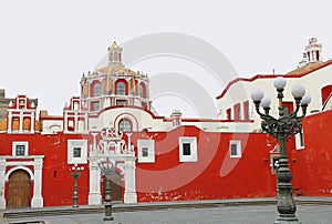 Santo domingo temple  in puebla mexico V photo