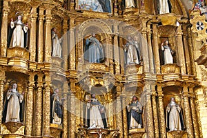 Santo domingo temple  in puebla mexico XI photo