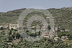 Santo Pietro di Tenda (Santu Petru di Tenda), mountain village in Northern Corsica, France photo