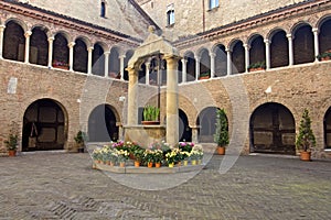 Santo Stefano cloister in Bologna