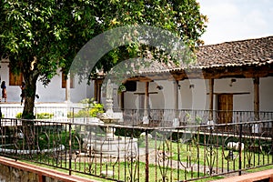 Santo Tomas Convent Courtyard in Chichicastenango, Guatemala