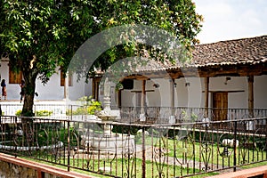 Santo Tomas Convent Courtyard in Chichicastenango, Guatemala.