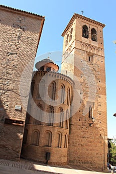 Santo Tome church. Facade, building.