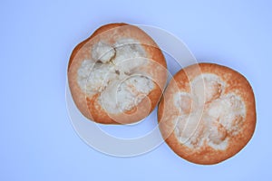 Santol seed tropical fruit on white