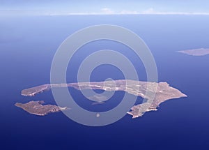 Santorini from air