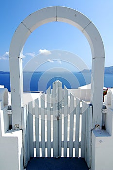 Santorini Archway View photo