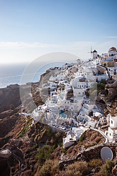 Santorini buildings in Oia