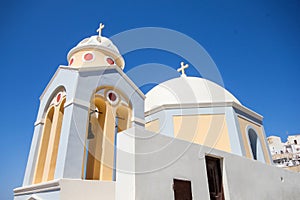 Santorini church.