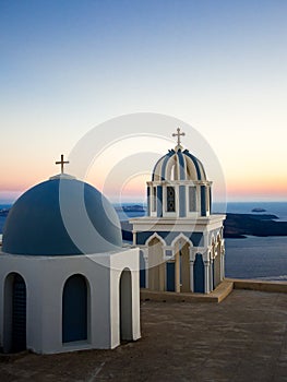 Santorini, Fira, an orthodox church