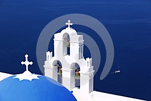 Santorini Greek Church