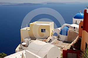 Santorini House and Church