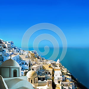 Santorini island, Greece photo