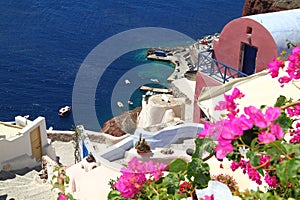 Santorini island in Greece