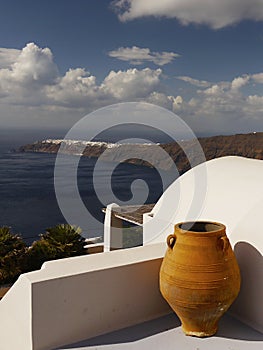  Santorini Island Hotel Terrace View