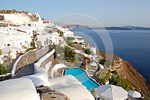 Santorini island Oia view