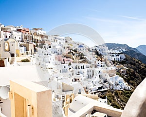 Santorini landscape photo