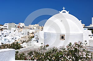Santorini Oia Church Rear