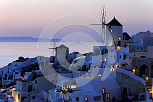 Santorini, Oia, dusk