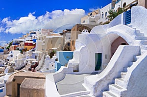 Santorini. Oia village scenery. Greece,