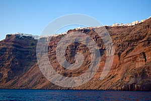 Santorini is a part of the Cycladic group of islands, Greece