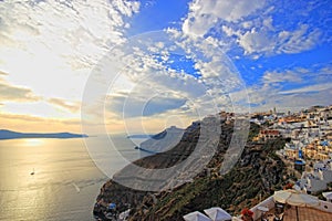 Santorini sunset Greece