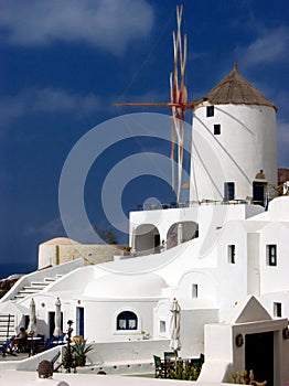 Santorini Windmill