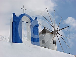 Santorini Windmill